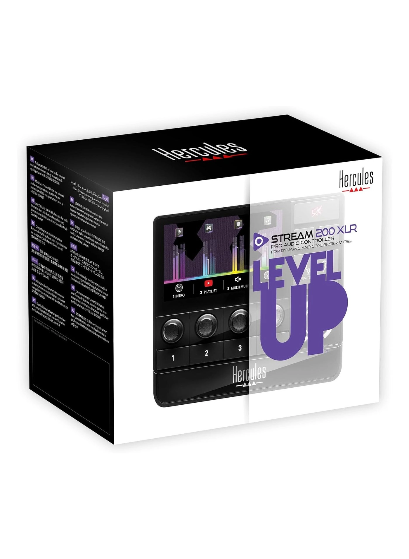 Stream 200 XLR - LCD Screen High Resolution Encoders