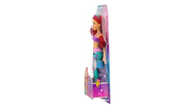 Ariel Swimming Mermaid Doll - Color-change hair and tail Includes seahorse friend