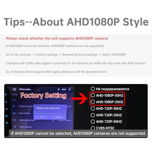 Backup Camera - Night Vision Wire 1080P