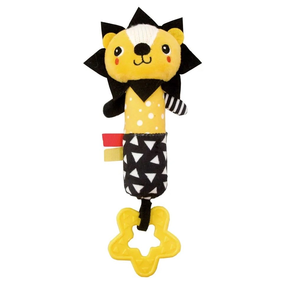 Soft Rattle Plush Toy - 3 to 24 Months fabric