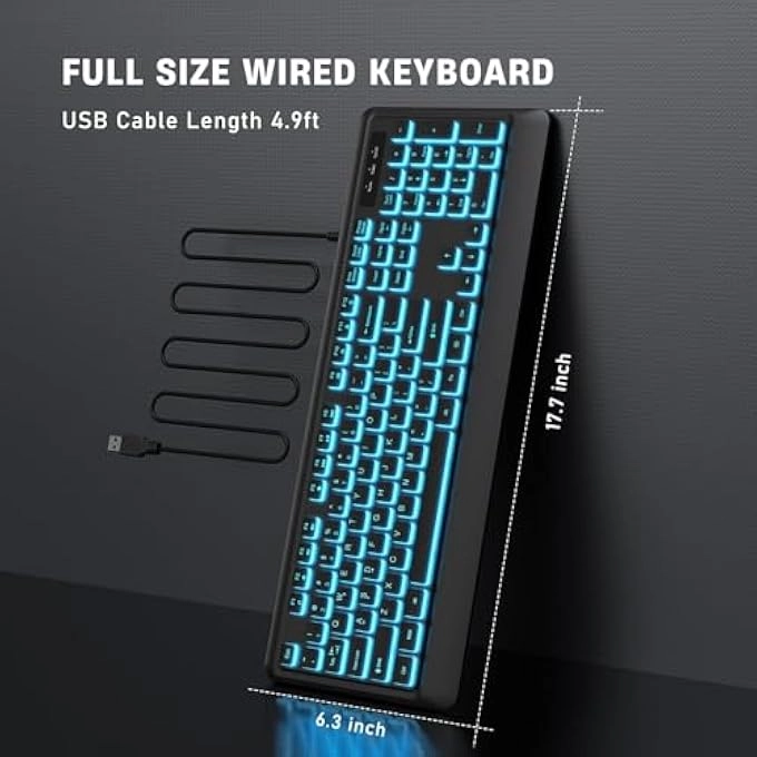 Backlit Keyboard - Wired