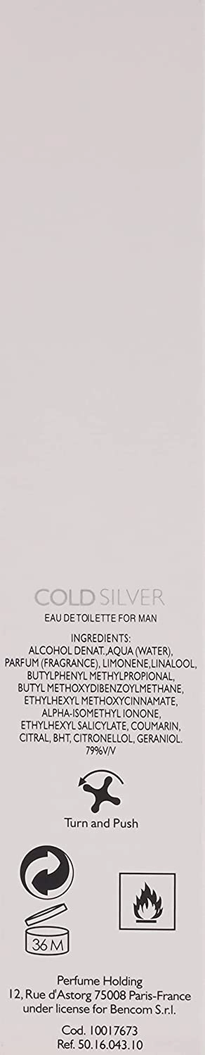 Cold Silver Eau de Toilette 100ml
