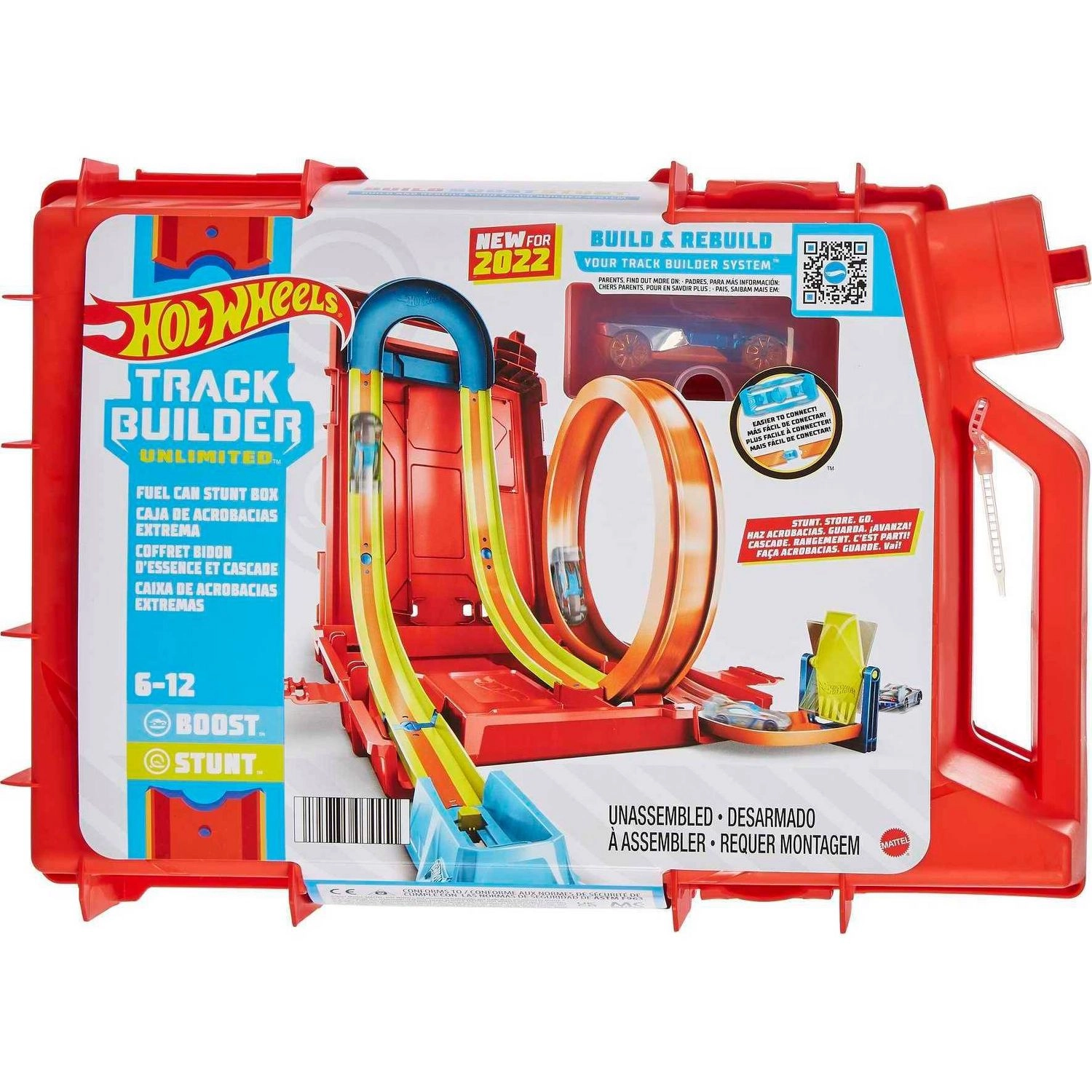 COLORLAND LETS PLAY Track Builder Unlimited Fuel Can Stunt Box - 1:64