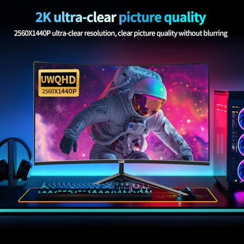 Curved Gaming Monitor - LX32ZB 31.5 Inches 2560 x 1440