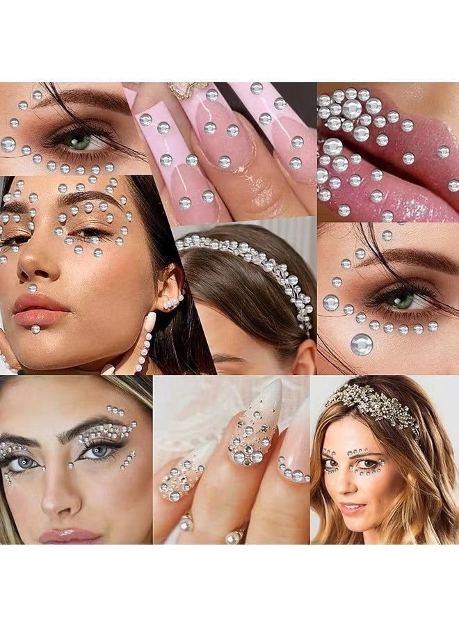 Rhinestone Acrylic Face Jewellery