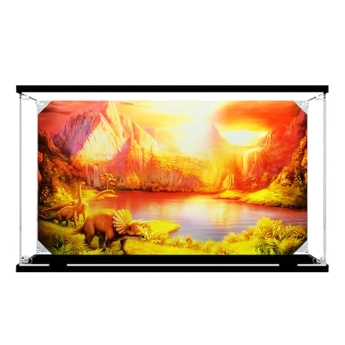 Acrylic Display Case - 62x30x20 cm for Lego 76139 Car Model