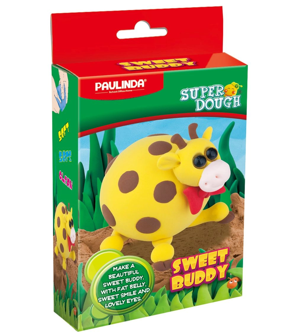 Paulinda Sweet Buddy Giraffe Super Dough Kit - 3+ years