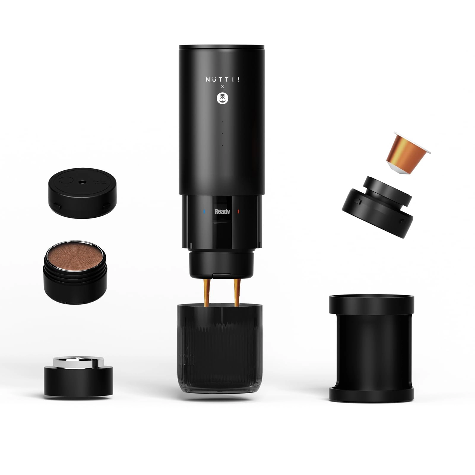 NUTTII E-coffee - 65 Milliliters Ground & Capsule