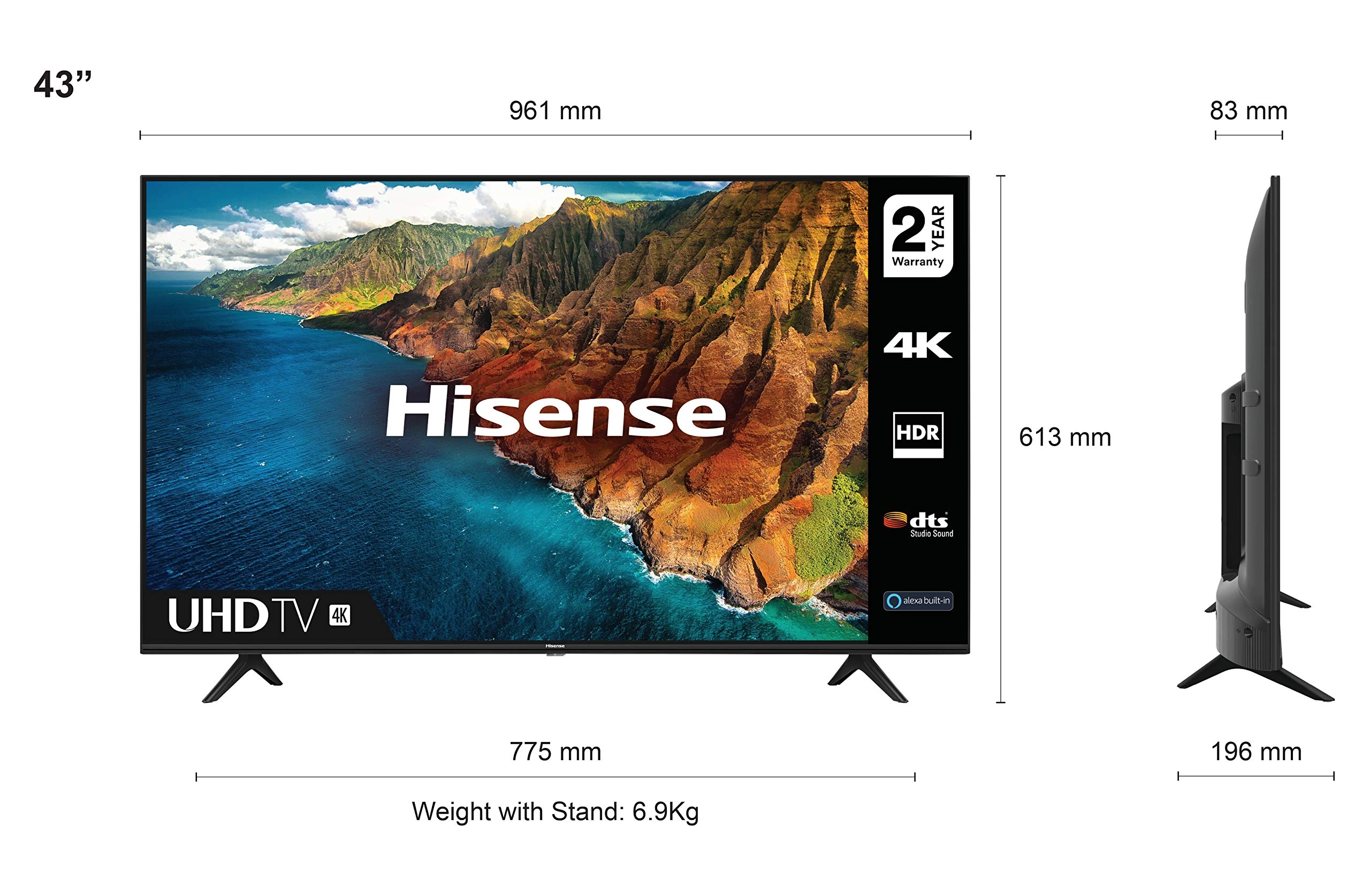 43AE7000FTUK - 43 inch
