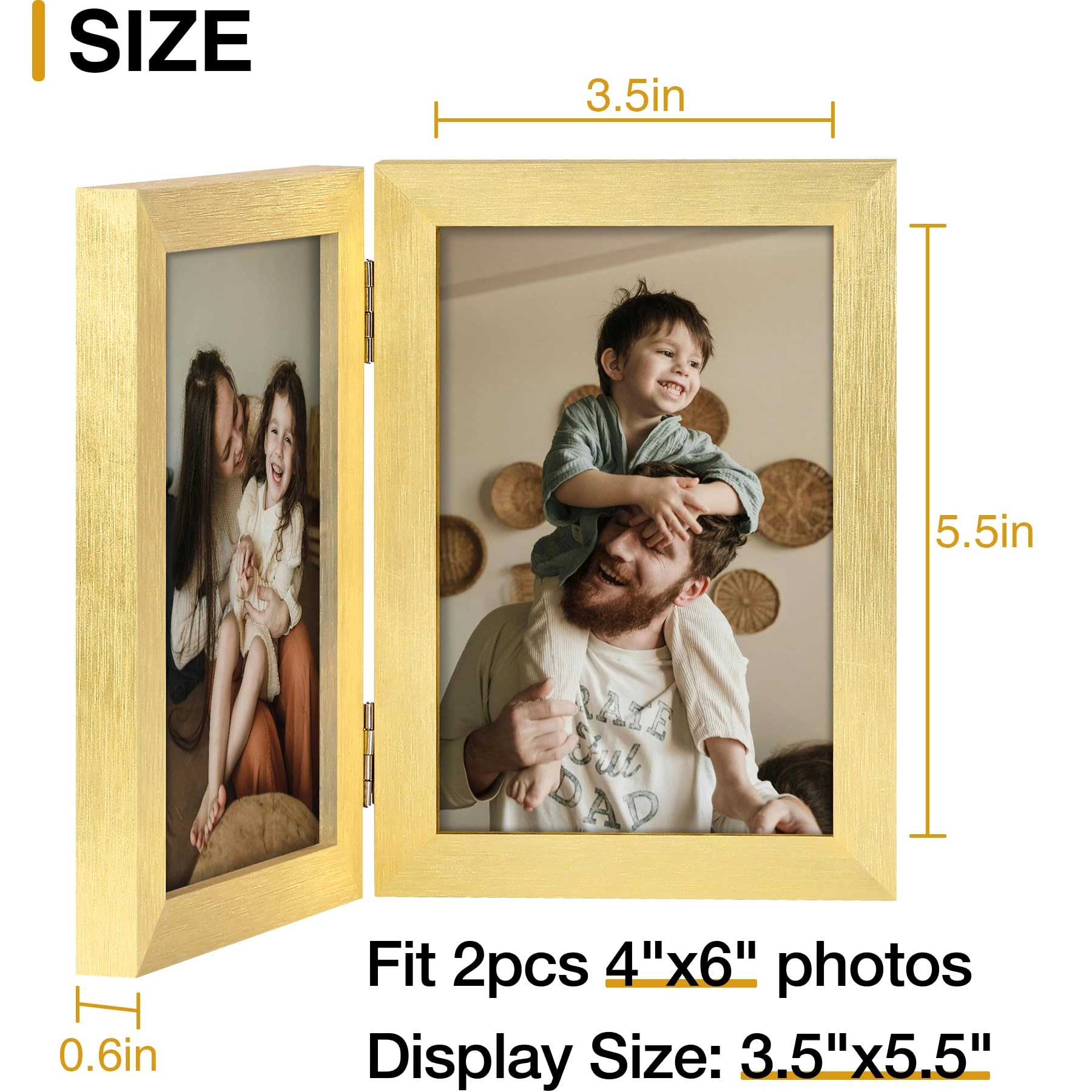Double 6x4 Picture Frame