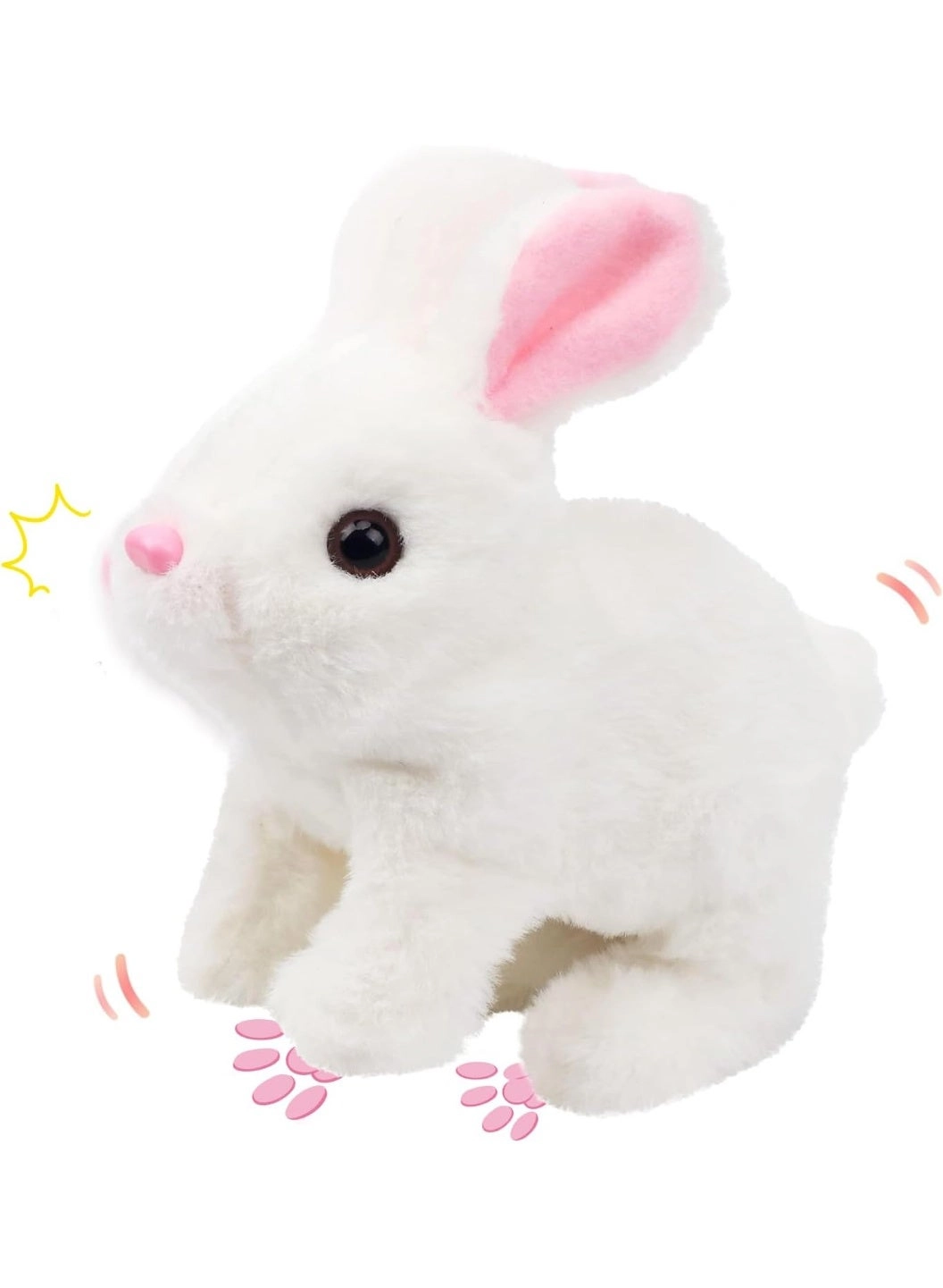 REZA TOYS SHOP Interactive Hopping Rabbit - 17cm