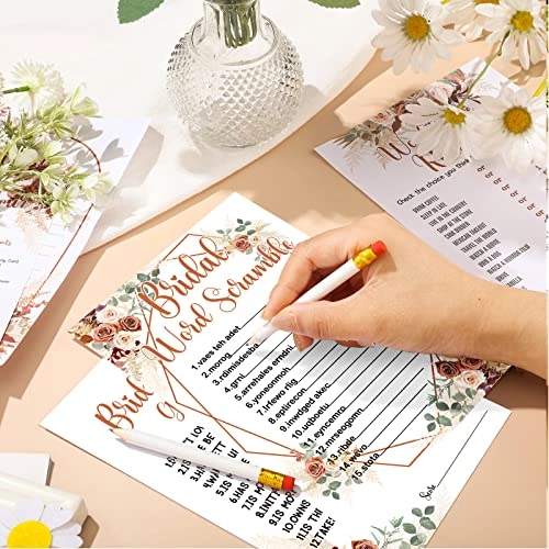 Bridal Shower Game - 145 Pieces