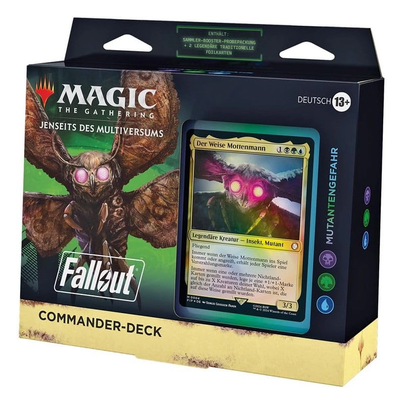 Wizards of the Coast LLC Fallout Commander Deck - Mutant Threat (German)