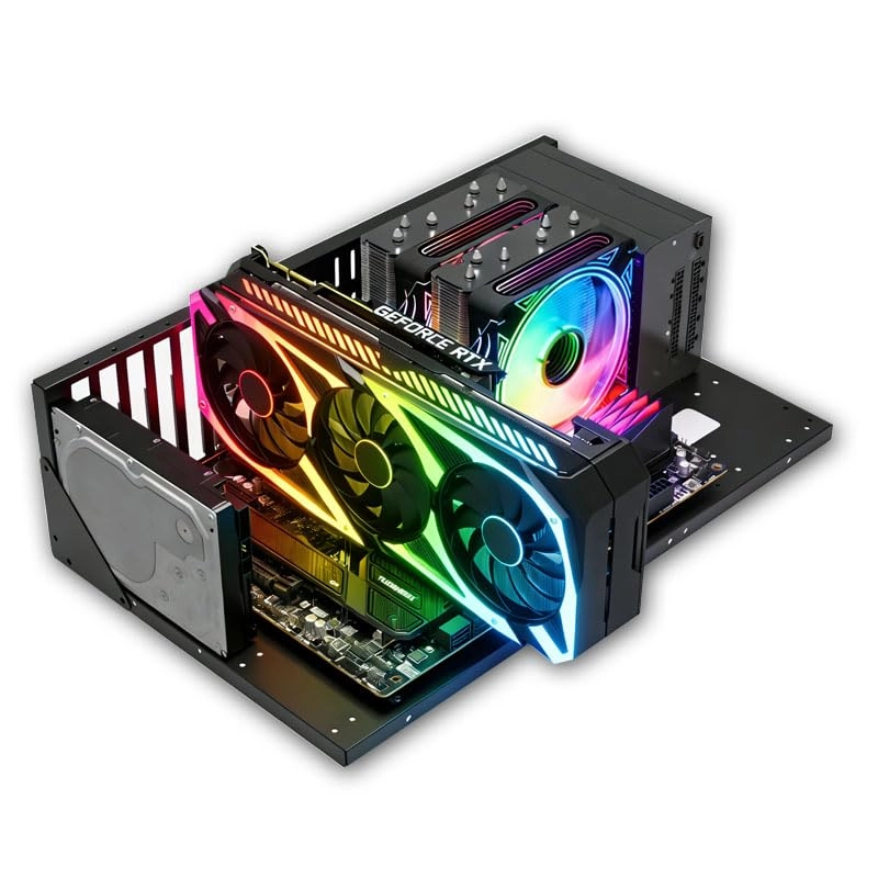 TGDGAMER High Airflow Micro ATX PC Case - Mini-ITX