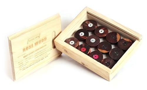 SISCAA Carrom Coin - 24 Coins Rosewood