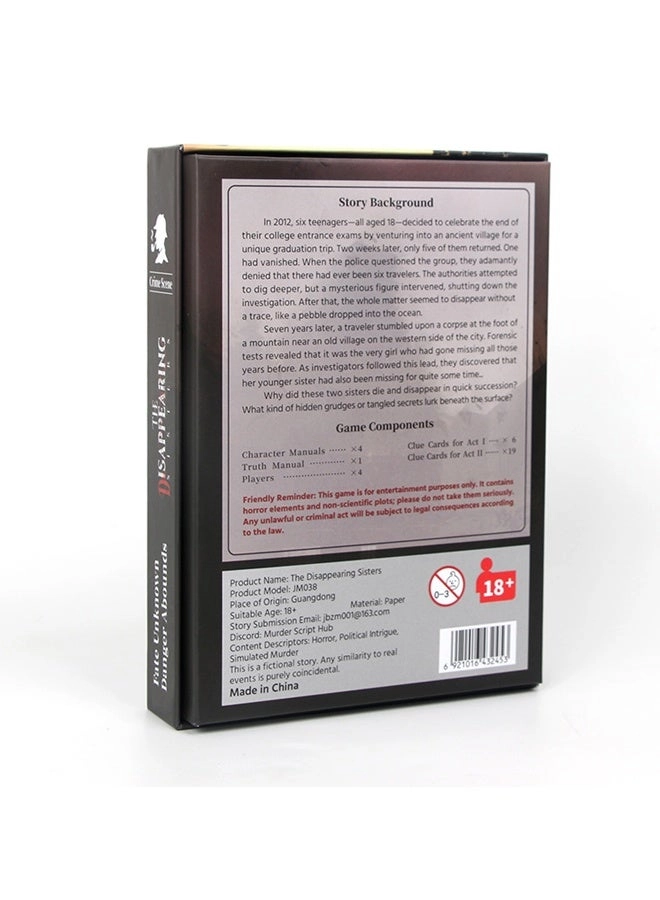 The Disappearing Sisters - Interactive Role Playing Game