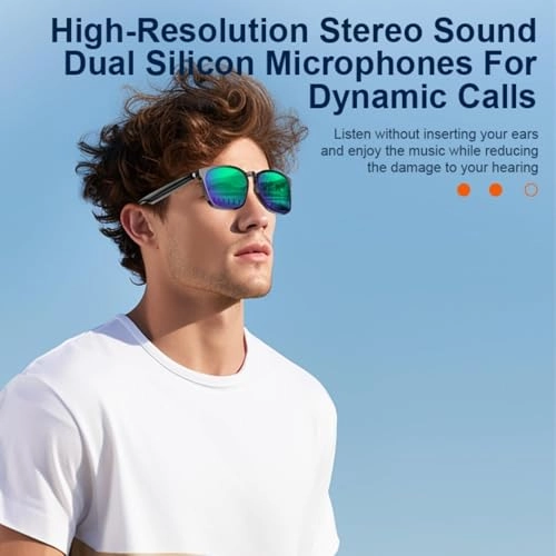 AI Smart Glasses - 140-Language Translation Bluetooth