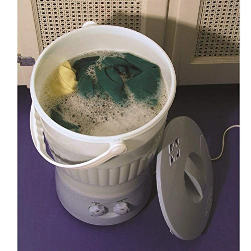 Portable Mini Washing Machine With Multiple Buckets Perfect For Cleaning Clothes Anytime Camping Apartments Dorms Business Trip 10 Liters Capacity,4