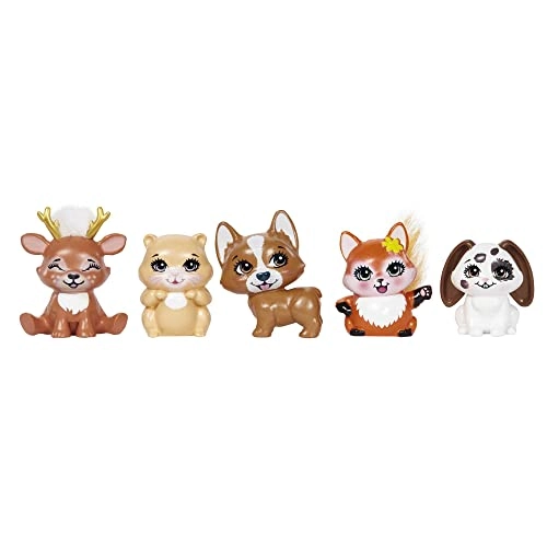 HJH67 - Skateboard in the City 15+ elements 5 dolls 15 cm Ages 4+