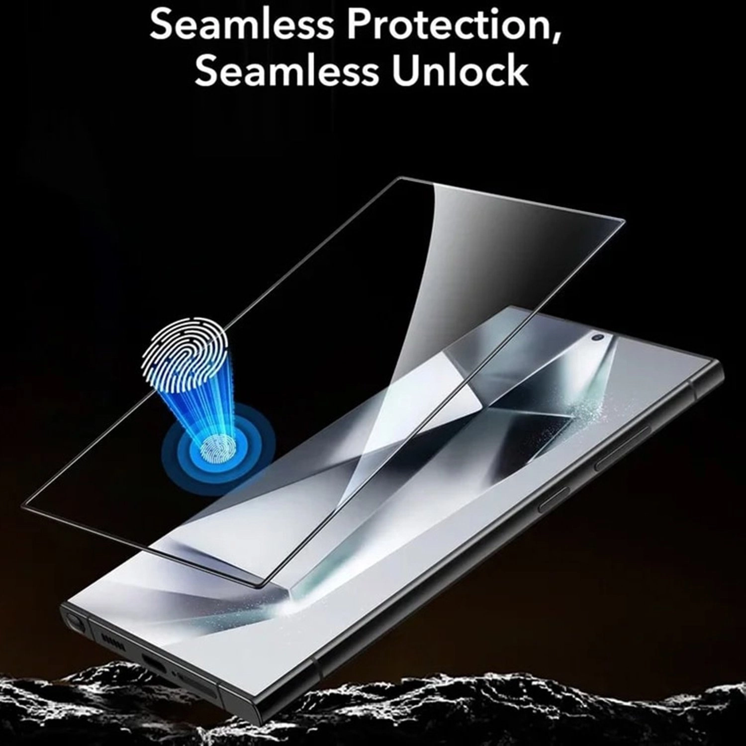 Clear Tempered Glass Screen Protector for Samsung Galaxy S24 Ultra