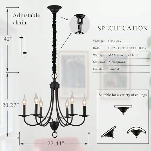 Chandelier - 39.37 inches