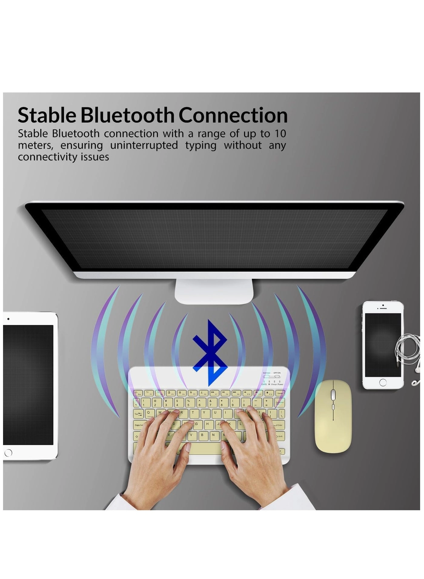 Bluetooth Keyboard and Mouse Combo