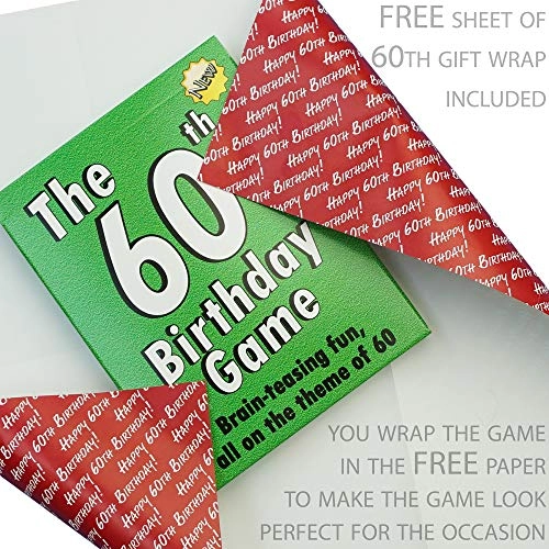 60th Birthday Game - English Kid,Teen,Adult