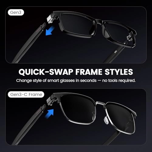 Smart Glasses - Bluetooth Touch Control Clear Lens