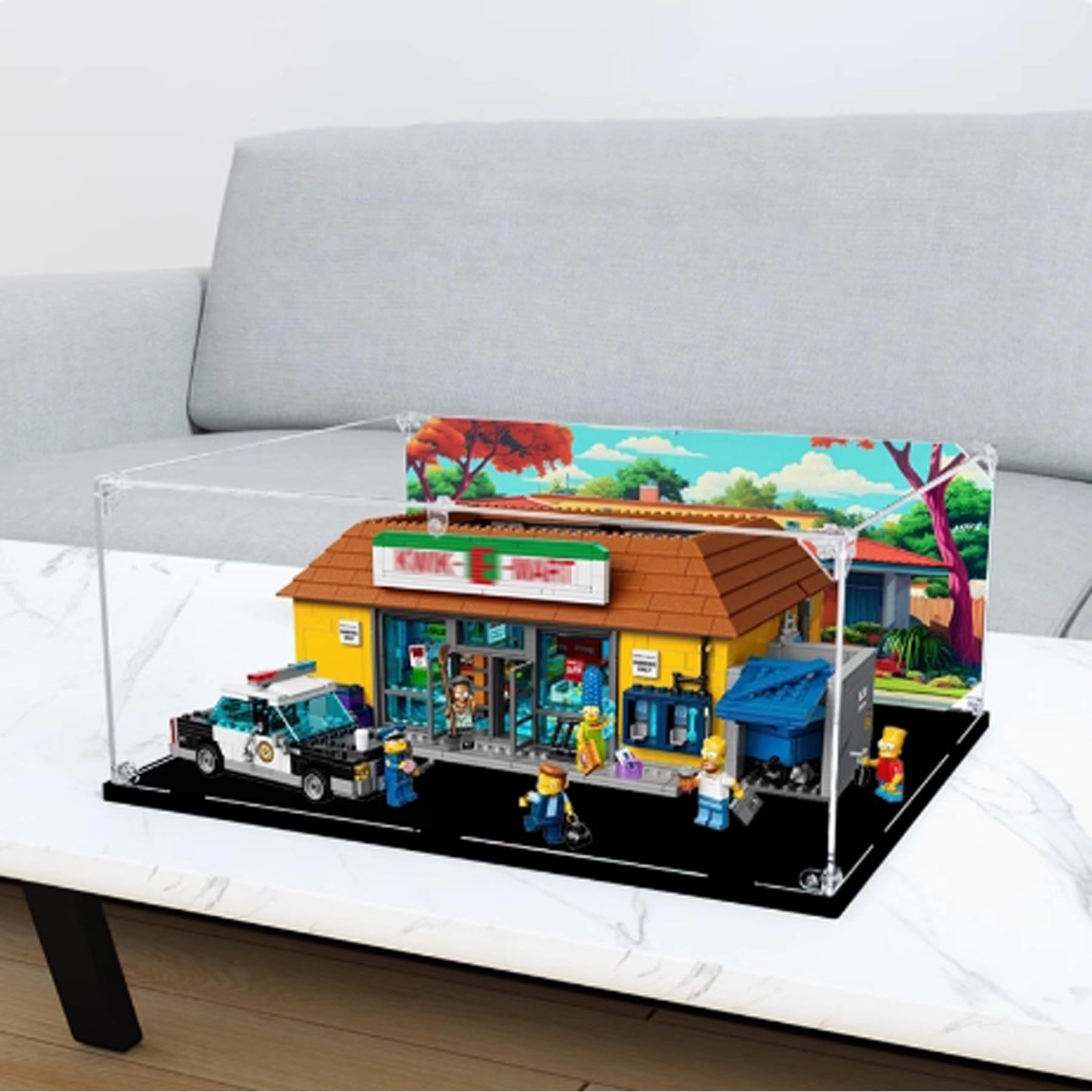 FEIRUBO Acrylic Display Box - Transparent 43 x 36 x 18 cm