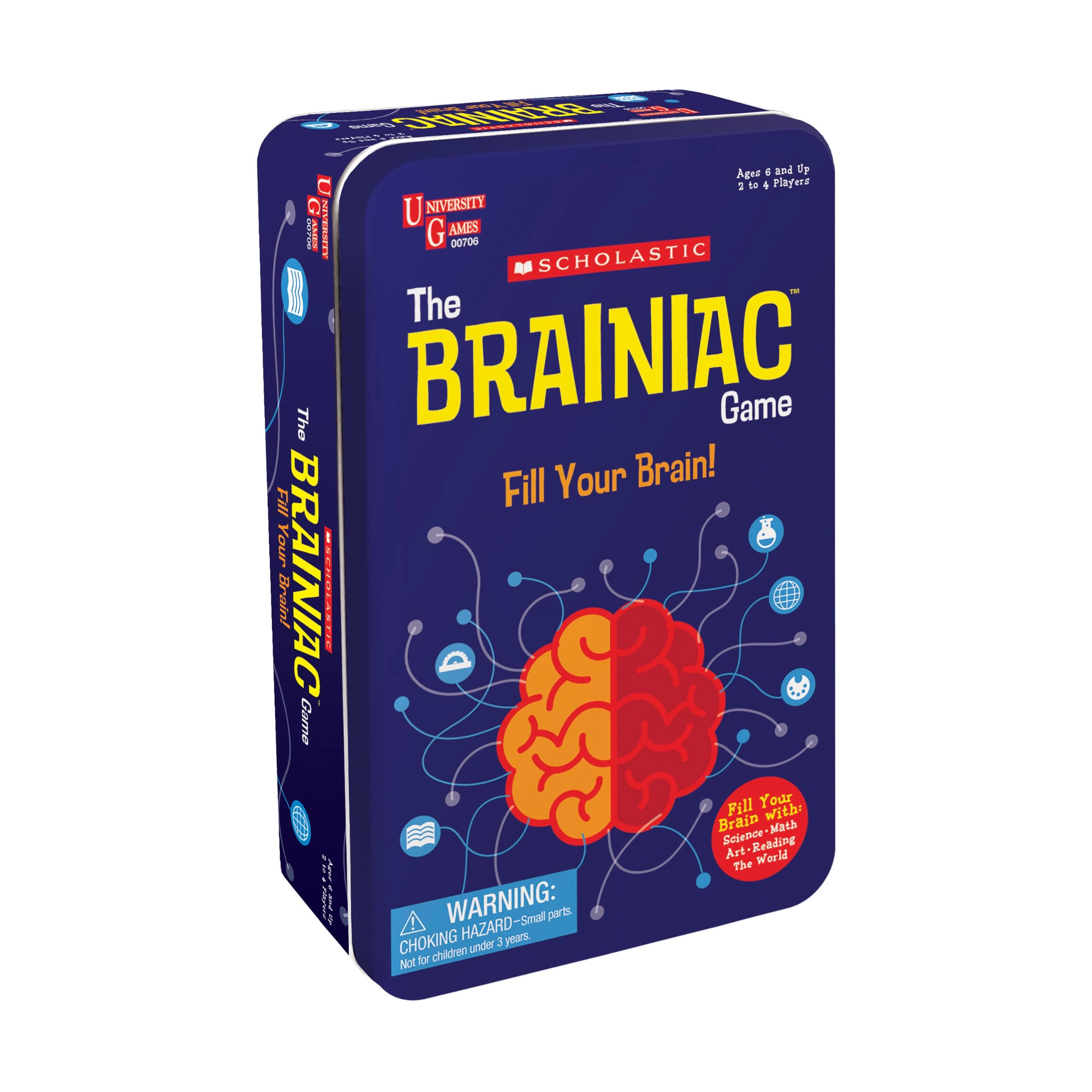 University Games Brainiac Travel Card Game