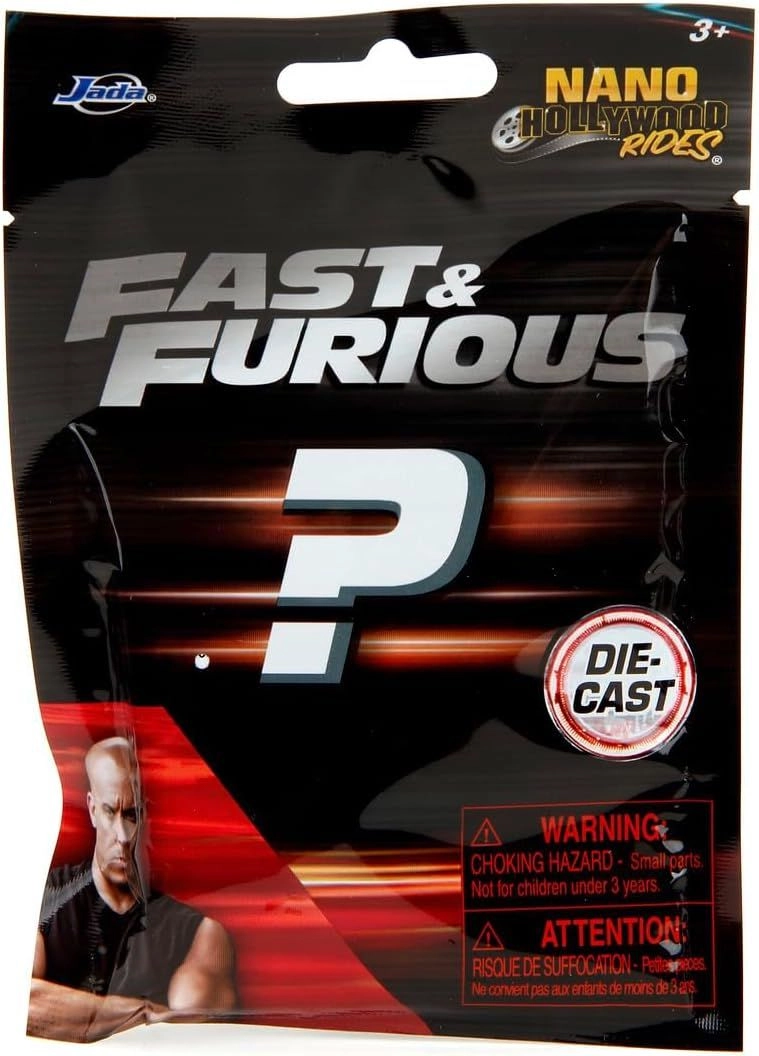 Fast And Furious Blind Pack Nano Cars - 1Pc
