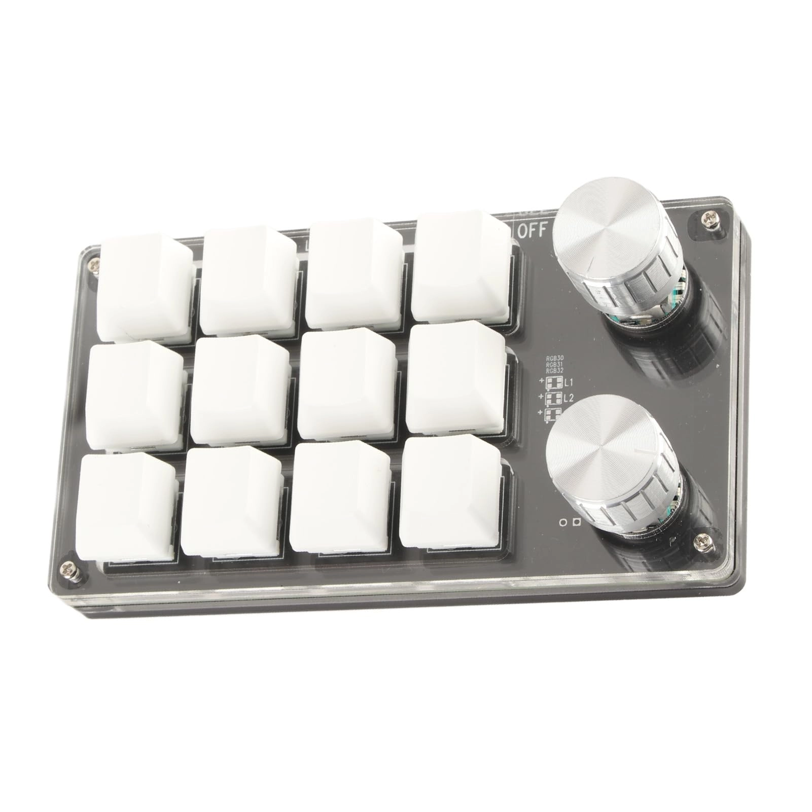 Tixiyu 12-Key Mini Keyboard - Mechanical Wired