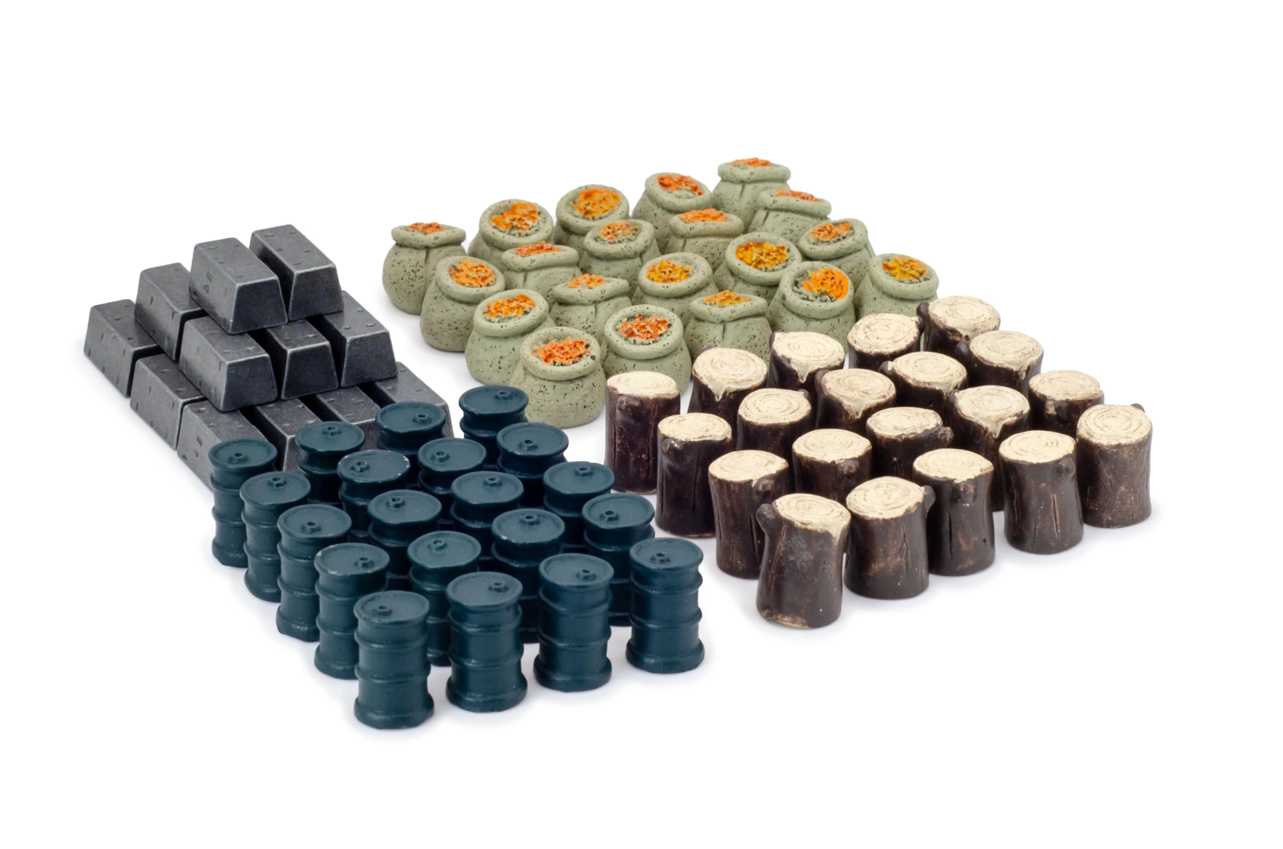 Stonemaier Games Scythe Realistic Resources Tokens - Wood Multicolor