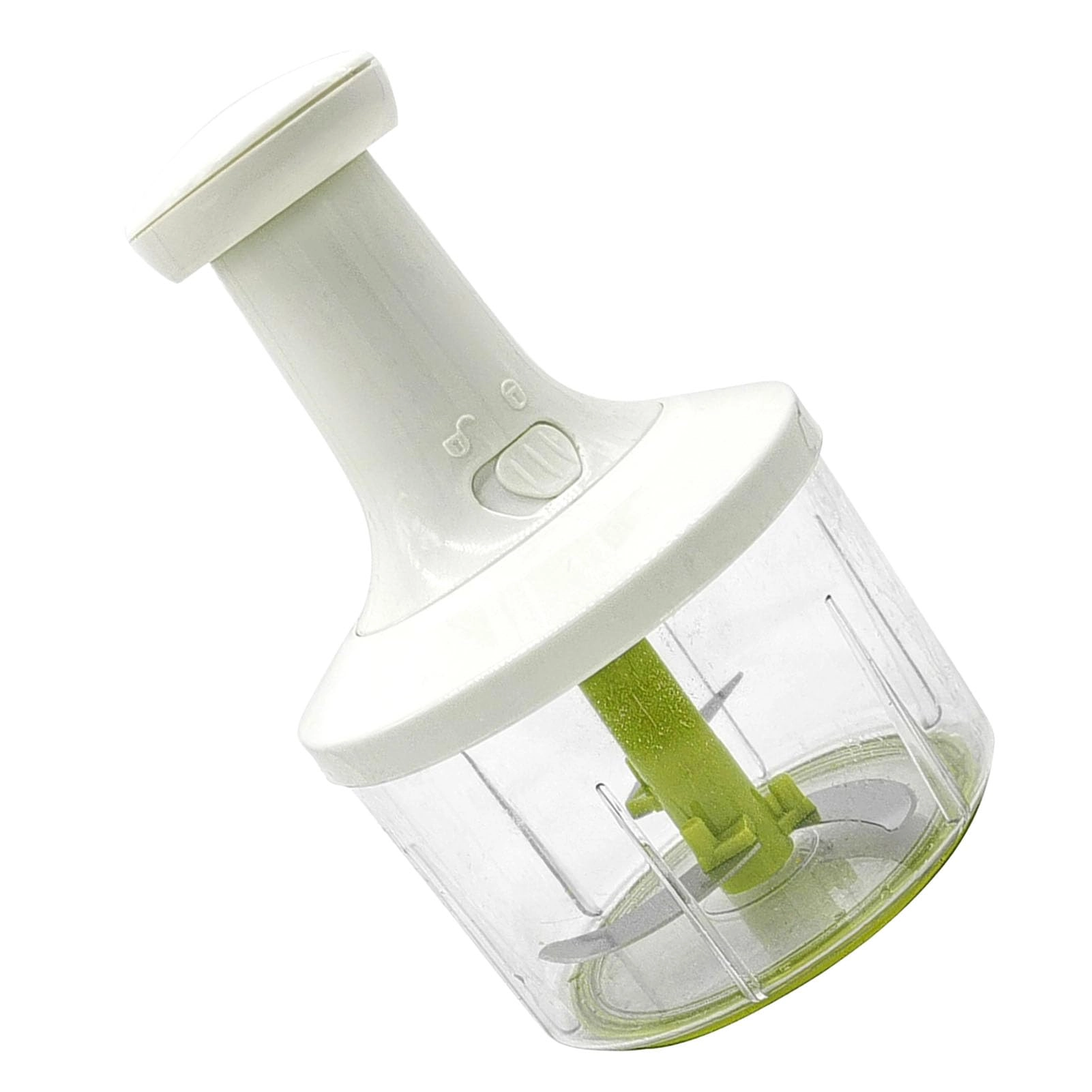 Omquot Vegetable Chopper - Manual Press 13.8 x 13.5 x 21 cm