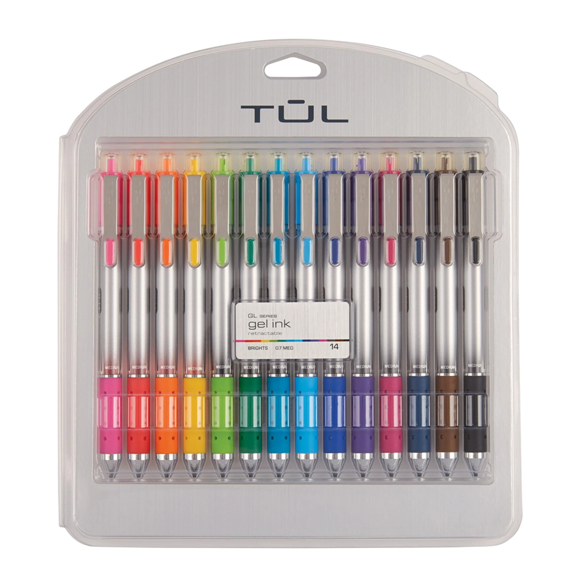 WHJJK Retractable Gel Pens - Pack of 14 0.7 mm