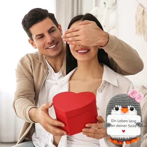 Penguin Positive Penguin 15 cm Knitted - Pocket Hug