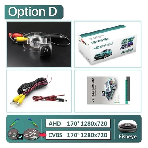 Wide View Vehicle Back up Camera - Night Vision Wire 1920x1080P