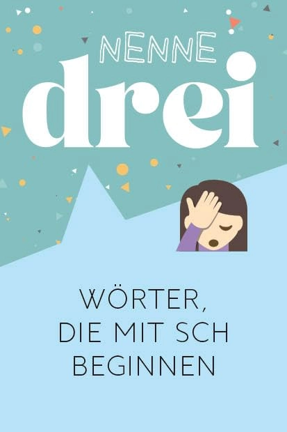 Nenne drei - Card Game (German)