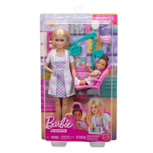 Barbie Dentist - Blonde Blue Dress Ages 3+