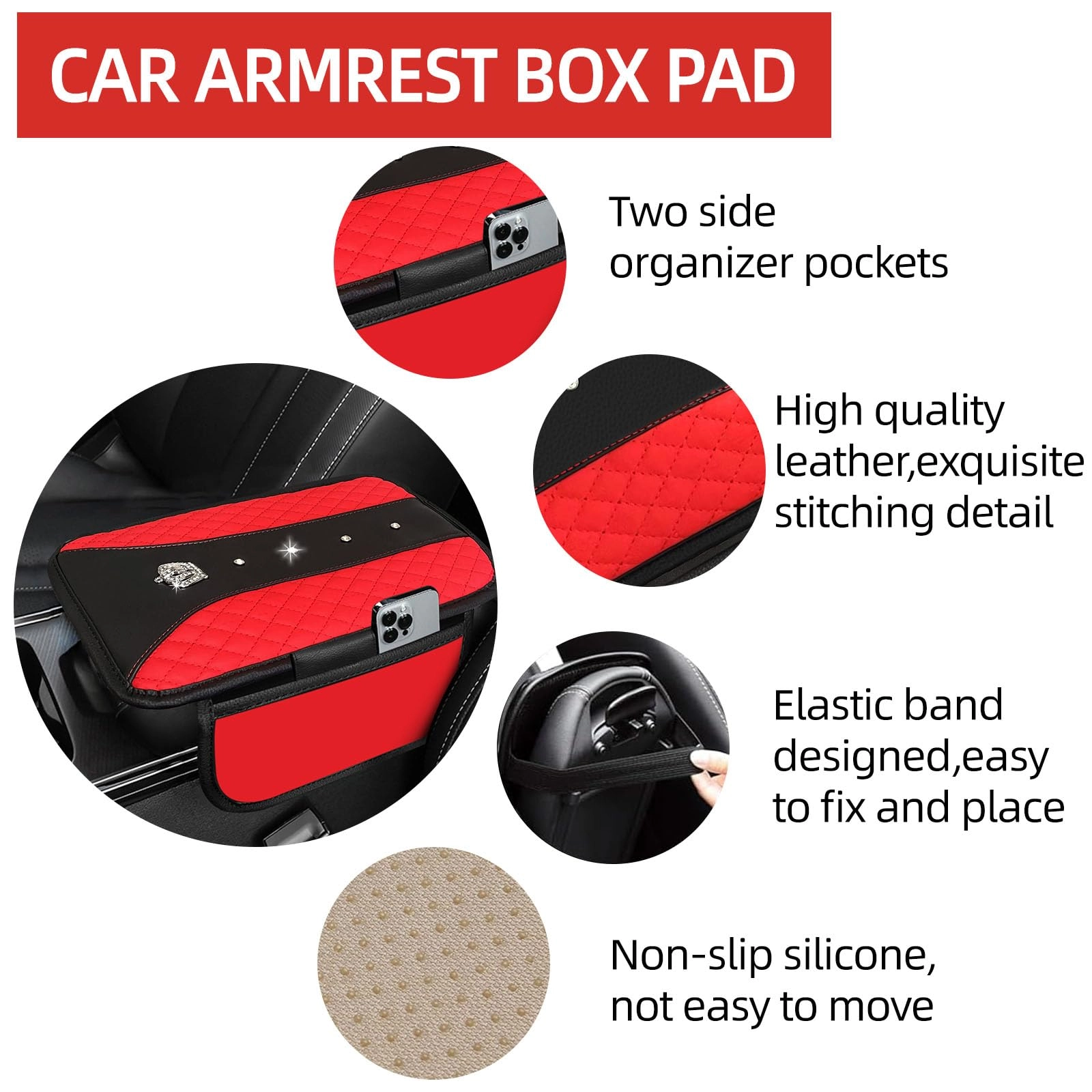 Bling Car Accessories Set