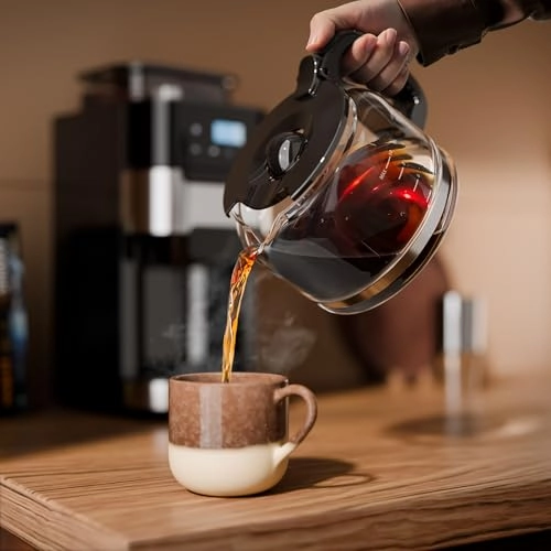 10-Cup Digital Drip - 1.5L Built-in Grinder 12-Hour Timer