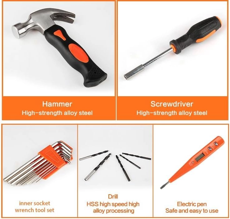 30-Piece Professional Hand Tool Set - 12 Volts