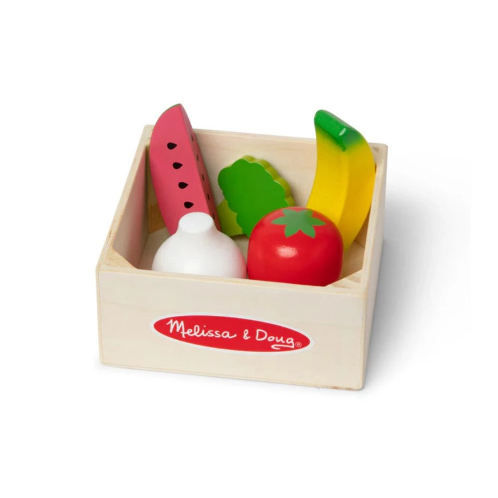 Wooden Food Pretend Playset Fruits & Vegetable - 6 pcs (622-MD95209)