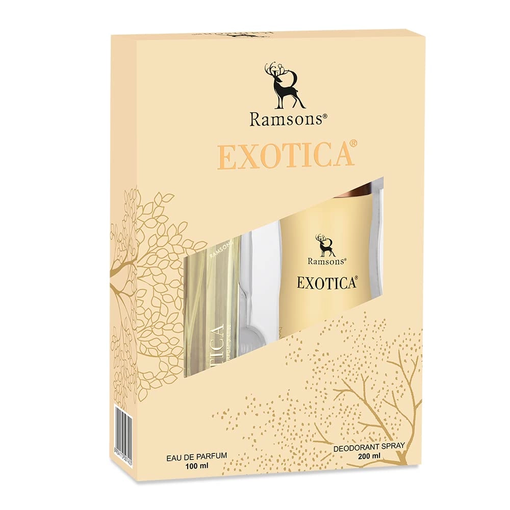EXOTICA Eau De Parfum - 100ml + EXOTICA Deodorant - 200ml
