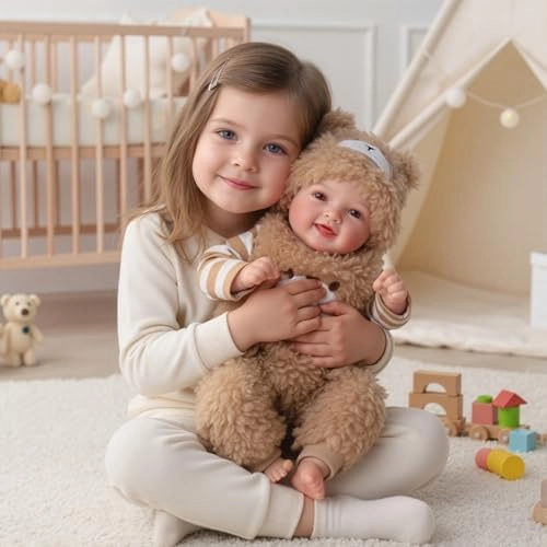 Mia Reborn Baby Doll - 17-inch Vinyl Cotton Ages 3+