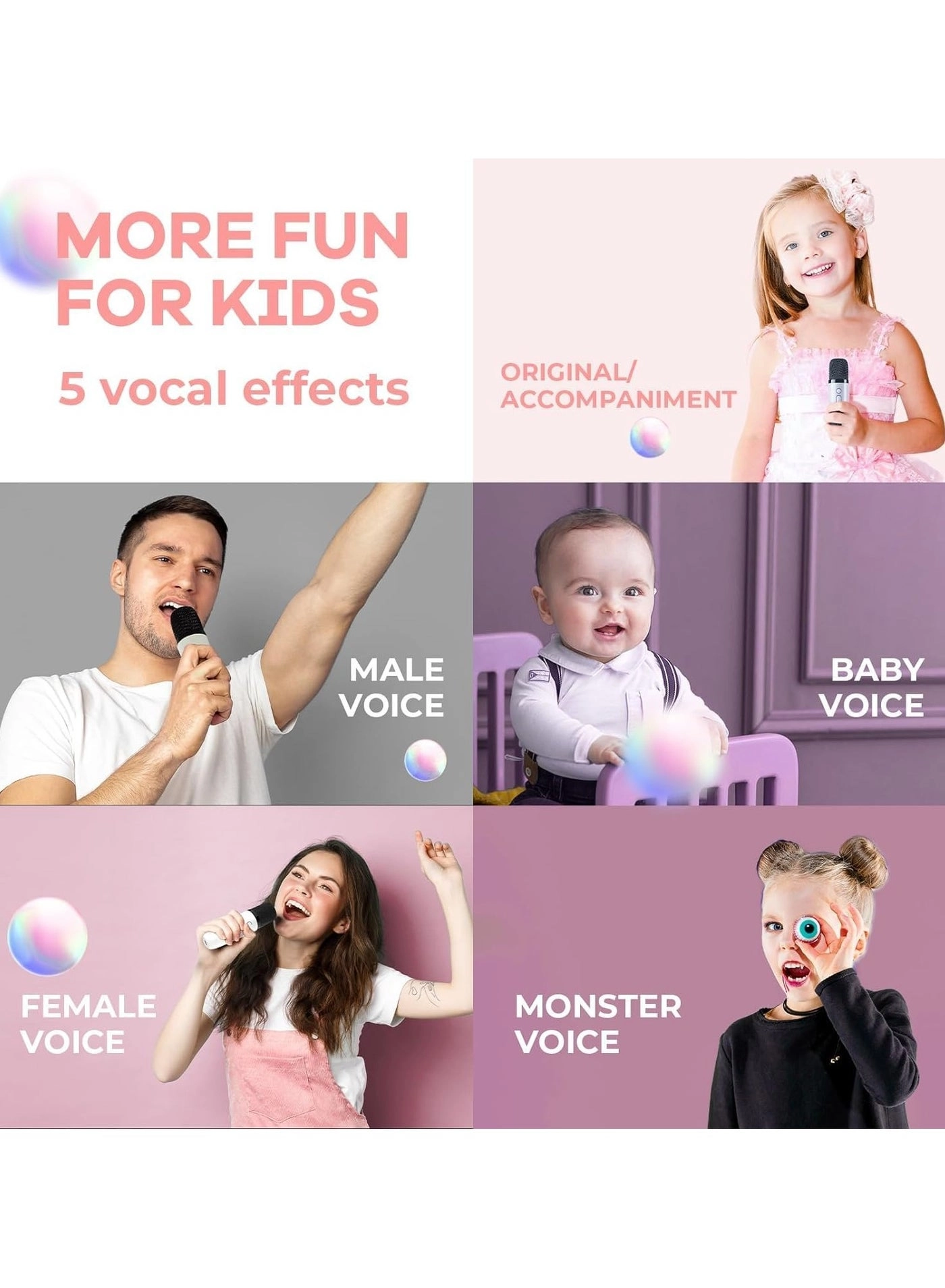 Bluetooth Karaoke Speaker - two wireless microphones