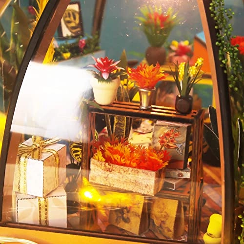 Miniature DIY Dolls House Kit - Starry Flower House