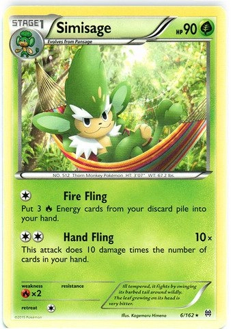 Pokmon Simisage 6/162