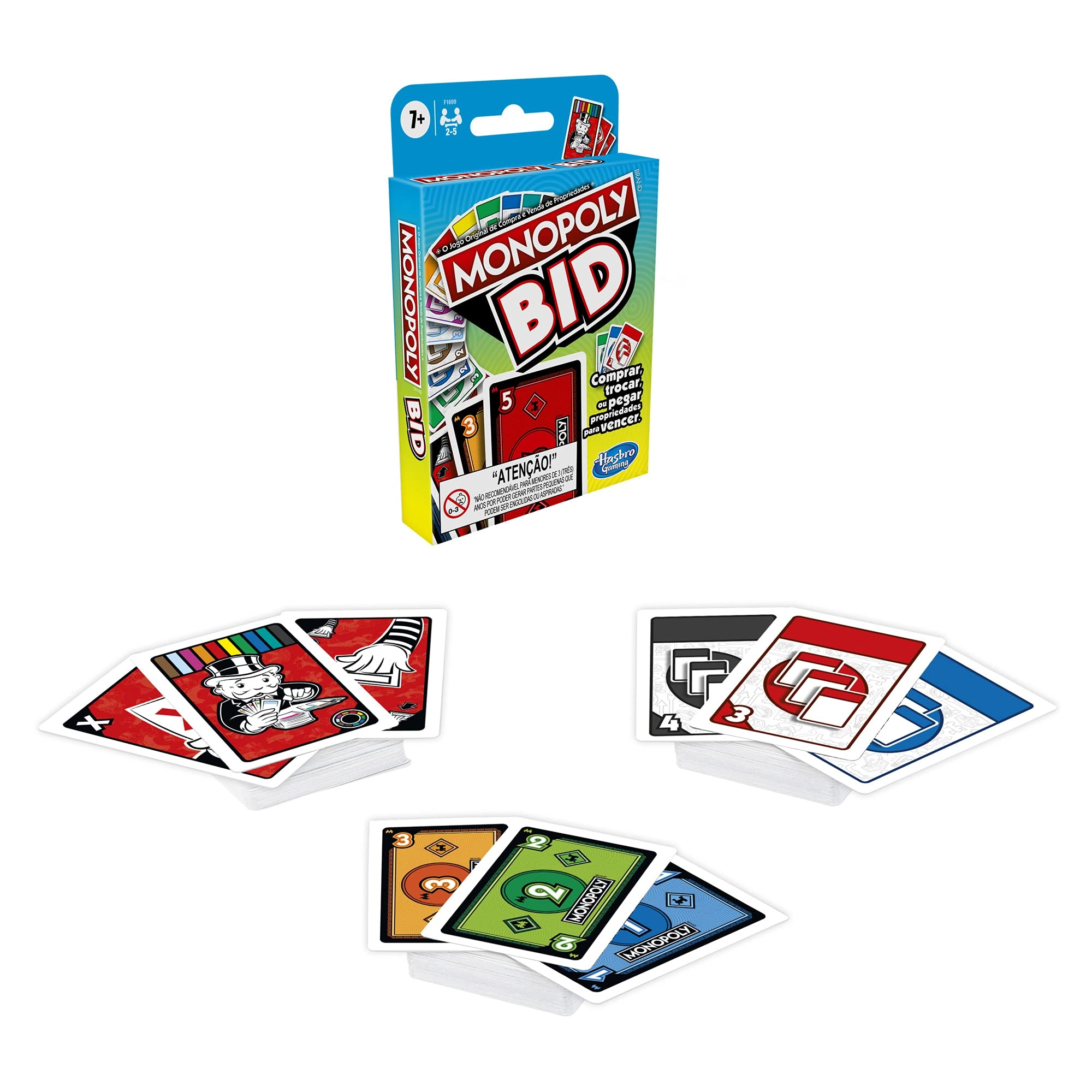 Hasbro Monopoly: BID - Card Game