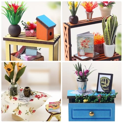 Miniature Dollhouse Kit - Flower House